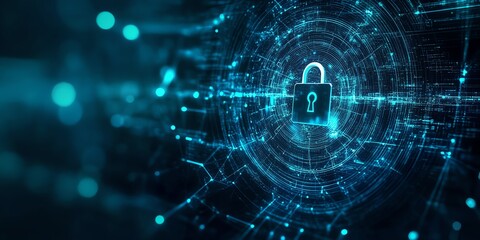 Obraz premium Encrypted data and secure login process, username and password for accessing personal information, digital security, internet protection