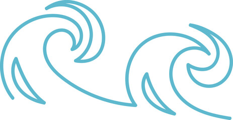 Fototapeta premium Abstract Ocean Wave Pattern