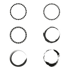 Circle target icon. Aim center symbol. Vector bullseye graphic. Red sharp design.