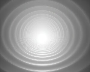 Obraz premium Abstract Light Gray Tunnel With Radial Pattern