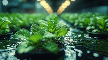 Hydroponic Greens: Sustainable Farming Technology