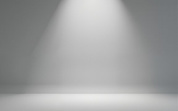 Clean minimalist grey backdrop photoshoot studio, ideal for product photography, packshot photography, high-quality, commercial. High quality