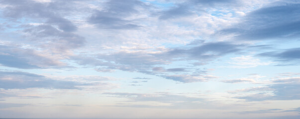 Cloudscape with blue sky
