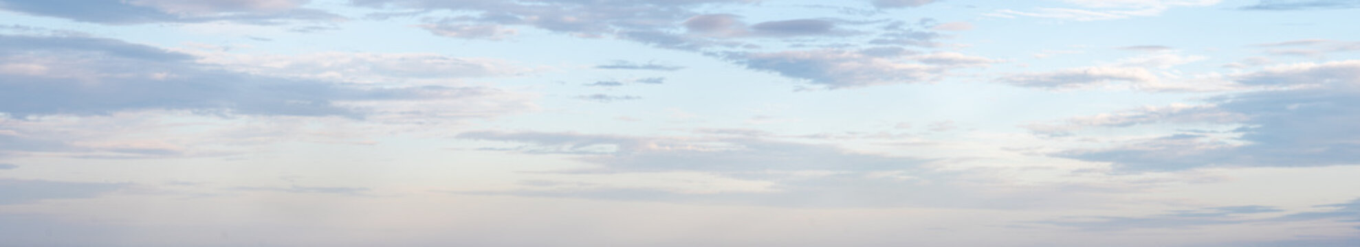 Cloudscape with blue sky