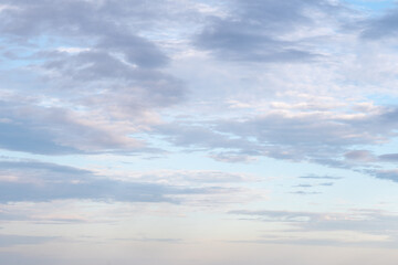 Cloudscape with blue sky