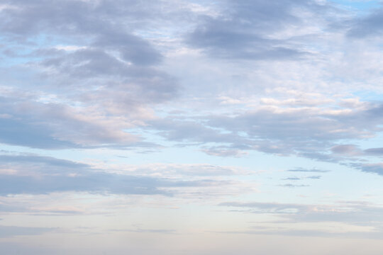 Cloudscape with blue sky