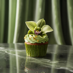 Luxury delicious cupcake