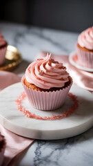 Luxury delicious cupcake
