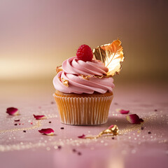 Luxury delicious cupcake