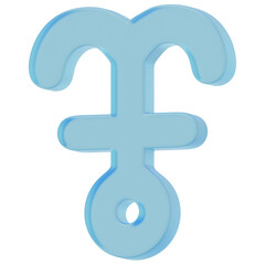 Obraz premium 3D Pluto Icon