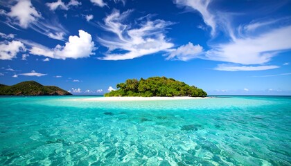 Fototapeta premium Tropical island paradise (1)