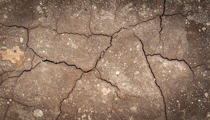 Obraz premium Dry cracked earth texture