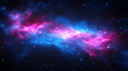 Naklejka premium Colorful nebulae in deep space.