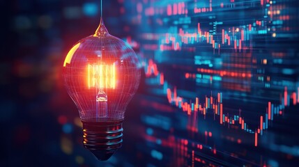 Conceptual representation of stock market investment intelligence and innovation