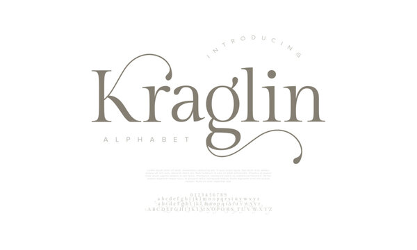 Decorative script serif font with elegant swashes, perfect for wedding invitations and branding