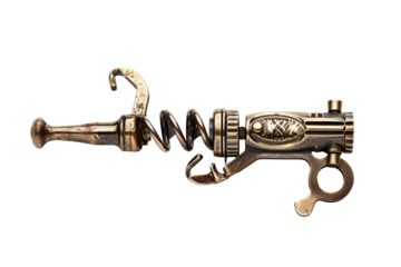 Antique Brass Corkscrew intricate design steampunk style
