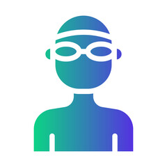 swimmer Gradient icon