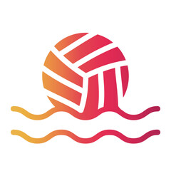 volleyball Gradient icon