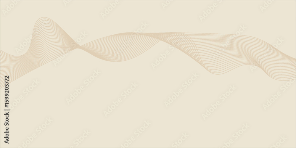 Aufkleber abstract background with lines and waves. web banner size. element for design. vector background for