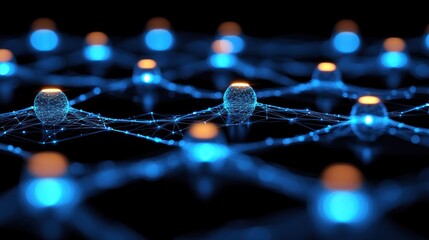 Abstract Network Visualization: Illuminated Nodes and Connections