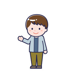 私服の大人／ななめ／男性 15