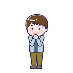 私服の大人／ななめ／男性 23