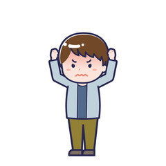 私服の大人／ななめ／男性 27