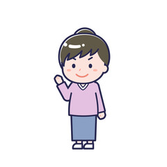 私服の大人／ななめ／女性 12