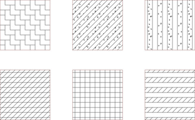 Vector sketch illustration silhouette design background pattern line abstract geometric modern minimalist symmetrical