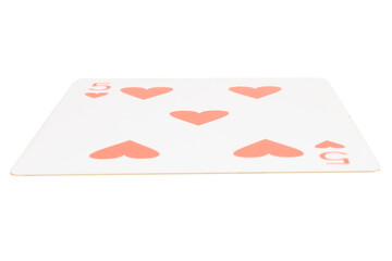 card gambling on white game luck five hearts