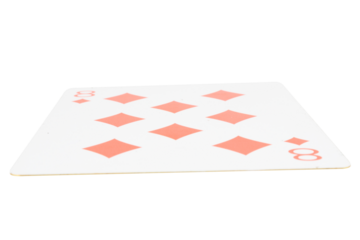 card gambling on white game luck eight diamonds