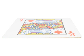 card gambling on white game luck king diamonds