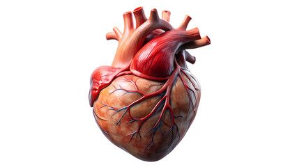 Naklejka premium human heart anatomy