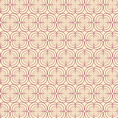 Seamless geometric pattern with line and dots circle for industrial pattern Victor.