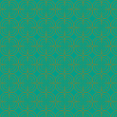 Seamless geometric pattern with line and dots circle for industrial pattern Victor.