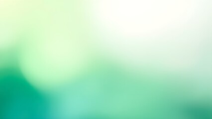 Obraz premium Abstract gradient blending green and blue tones, creating a dreamy and atmospheric color transition.