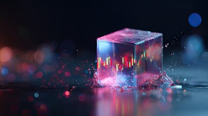 Frozen financial data cube