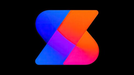 Vibrant, abstract logo design