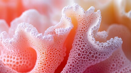 Abstract coral-like structure, close-up