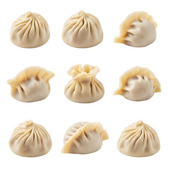 Variety of Steamed Dumplings Including Baozi and Gyoza.