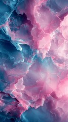 pink marble pattern with soft blue veins, smooth texture, plain background, realistic style, dramatic studio lighting, pastel tones, centered composition with negative space around