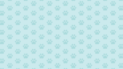 Gentle animal paw prints repeating pattern. Ideal for baby designs, pet accessories, and peaceful backgrounds