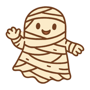 recommend clip art: Cute mummy cartoon character vector