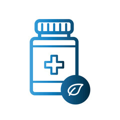 Medicine jar icon design template