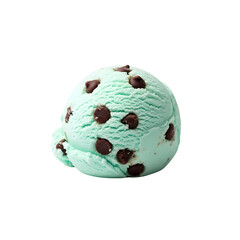 Mint Chocolate Chip Ice Cream Scoop.