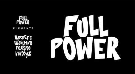 Modern Bold Heavy Font. Typography urban style alphabet fonts for fashion, sport, technology, digital, movie, logo design, vector illustration, uppercase