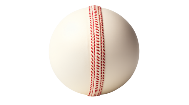 Baseball with red stitching is a classic symbol of American summer sport and recreation