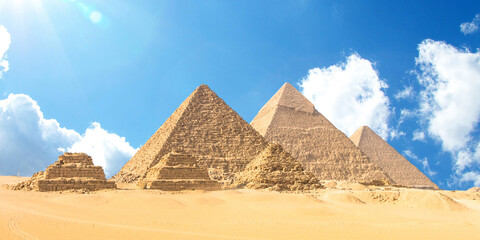 mountain landscape with clouds