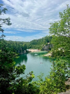 View over Elora Quarry