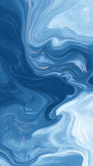 Abstract Blue Fluid Art Texture Background Design Element